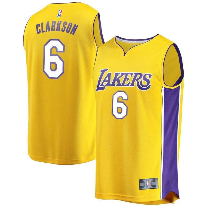 Jordan Clarkson Los Angeles Lakers Branded Youth Fast Break Jersey Gold - Icon Edition 2018/2019