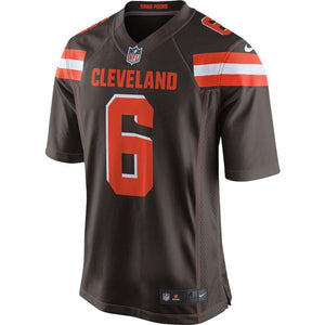Baker Mayfield Cleveland Browns Draft First Round Pick Game Jersey – Brown 2018/2019