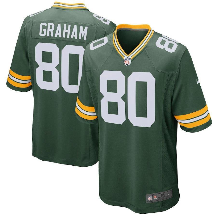 Jimmy Graham Green Bay Packers Game Jersey Green