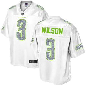Russell Wilson Seattle Seahawks Pro Line White Out Fashion Jersey - White 2018/2019