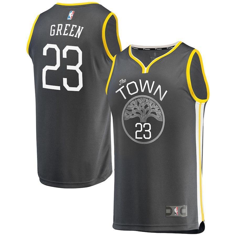 Draymond Green Golden State Warriors Branded Youth Fast Break Jersey Black - Statement Edition 2018/2019