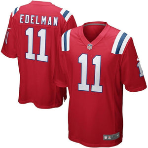 Julian Edelman New England Patriots Game Jersey - Red 2018/2019
