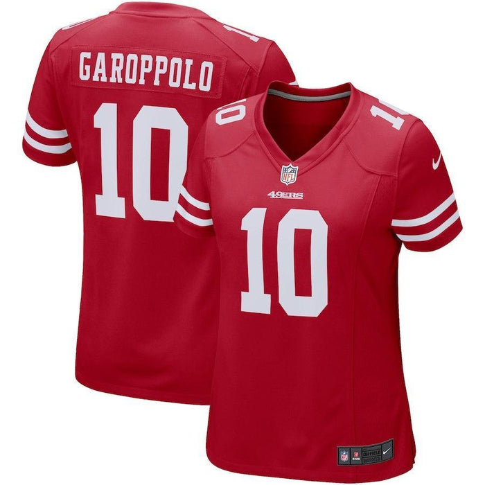 Jimmy Garoppolo San Francisco 49ers Women's Game Jersey – Scarlet 2018/2019