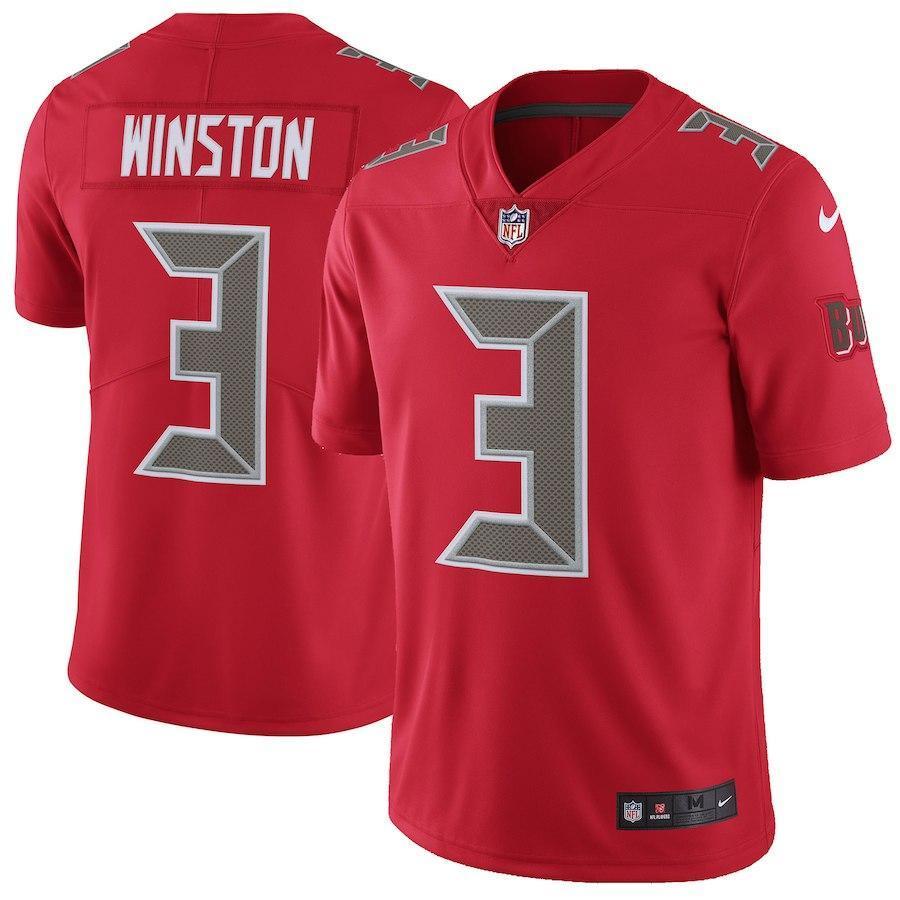 Jameis Winston Tampa Bay Buccaneers Vapor Untouchable Color Rush Limited Player Jersey - Red 2018/2019