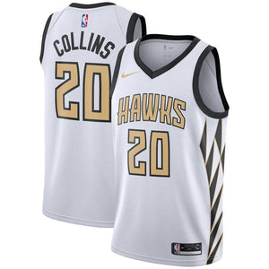 John Collins Atlanta Hawks Youth Jersey – City Edition – White 2018-2019