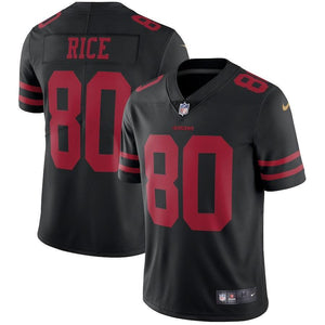 Jerry Rice San Francisco 49ers Retired Player Vapor Untouchable Limited Throwback Jersey - Black 2018/2019