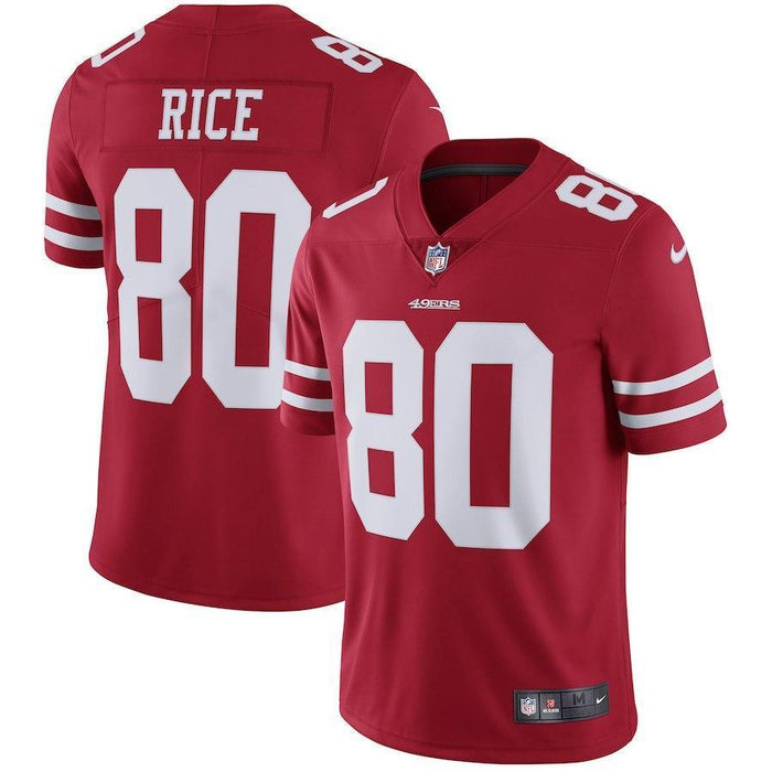 Jerry Rice San Francisco 49ers Retired Player Vapor Untouchable Limited Throwback Jersey - Scarlet 2018/2019