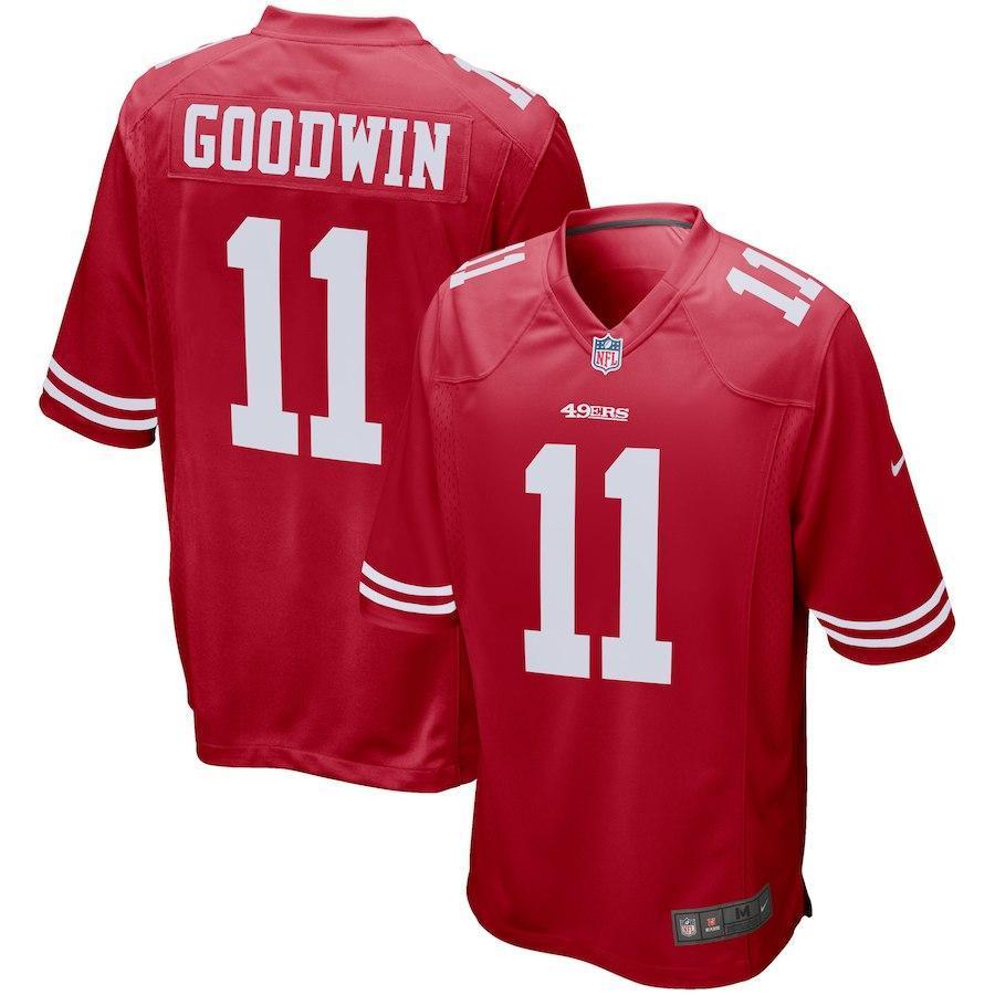 Marquise Goodwin San Francisco 49ers Player Game Jersey – Scarlet 2018/2019