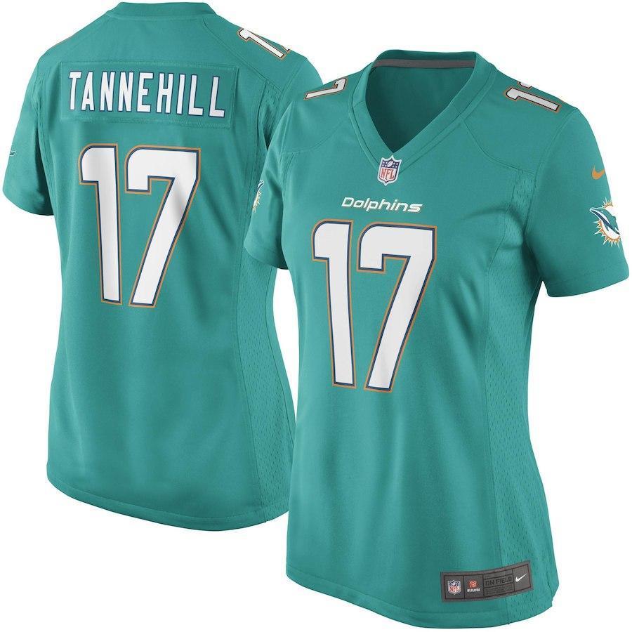 Ryan Tannehill Miami Dolphins Women's Game Jersey - Aqua 2018/2019