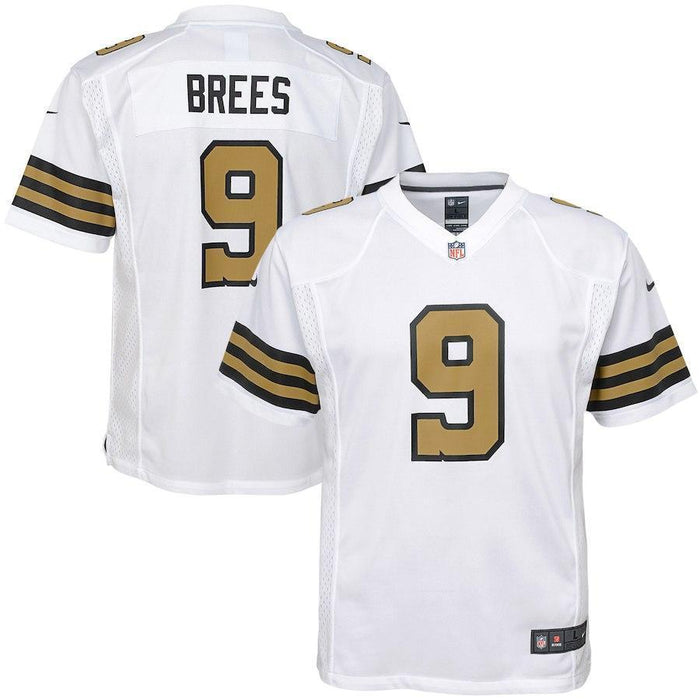 Drew Brees New Orleans Saints Youth Color Rush Game Jersey - White 2018/2019