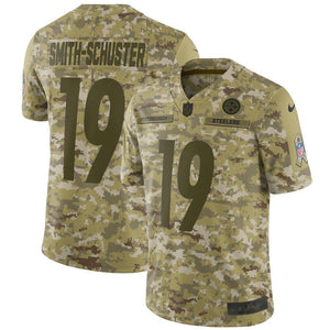 JuJu Smith-Schuster Pittsburgh Steelers Salute to Service Limited Jersey – Camo 2018/2019