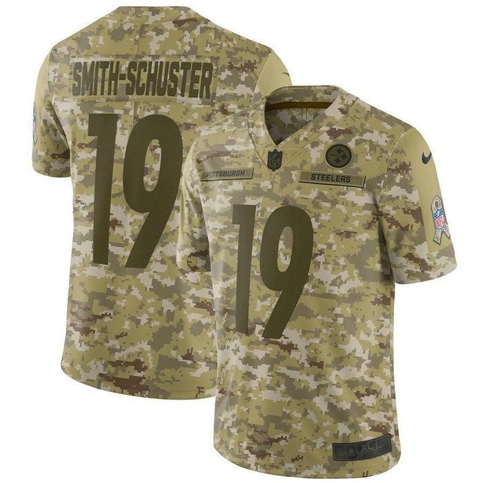 JuJu Smith-Schuster Pittsburgh Steelers Salute to Service Limited Jersey – Camo 2018/2019