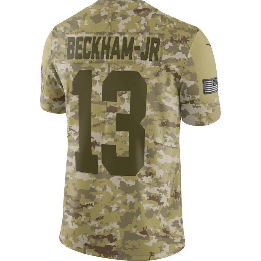 New York Giants Odell Beckham Jr Camo Jersey 2018 - 2019