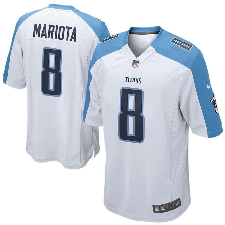 Marcus Mariota Tennessee Titans Youth Game Jersey - White 2018/2019