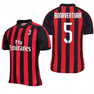 Giacomo Bonaventura AC Milan Home Jersey 2018/19