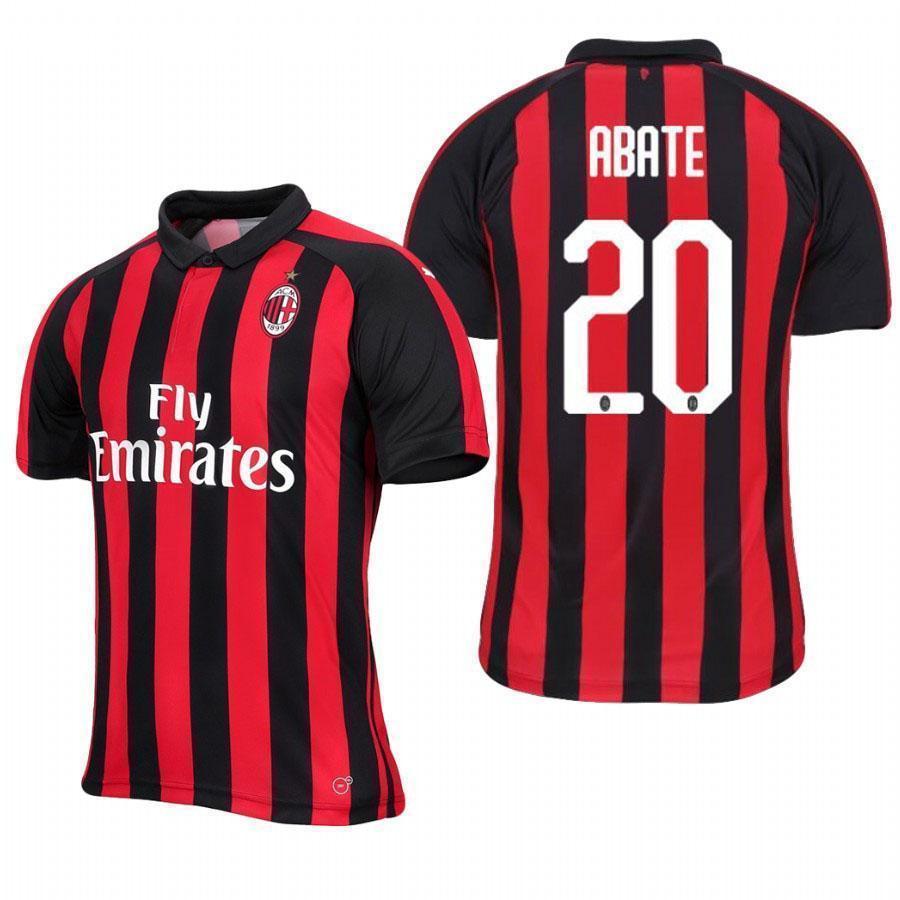 Ignazio Abate AC Milan Home Jersey 2018/19
