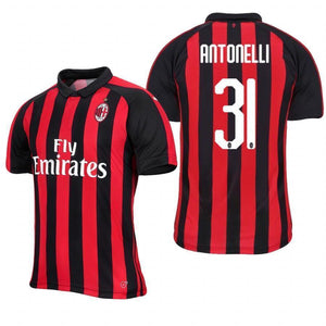 Luca Antonelli AC Milan Home Jersey 2018/19