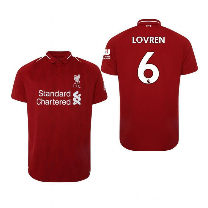 Dejan Lovren Liverpool Home Jersey 2018/19