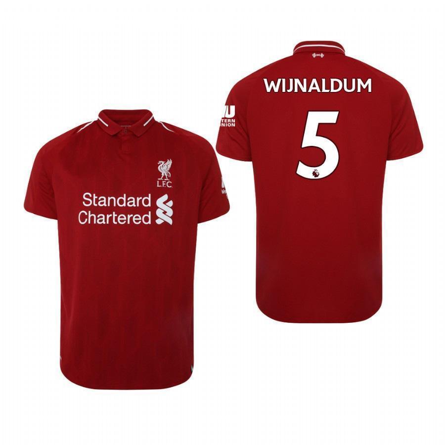 Georginio Wijnaldum Liverpool Home Jersey 2018/19