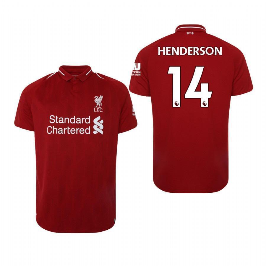 Jordan Henderson Liverpool FC Home Jersey 2018/19