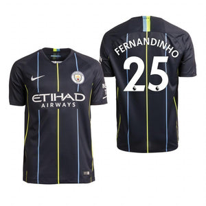Fernandinho Manchester City Away Jersey 2018/19