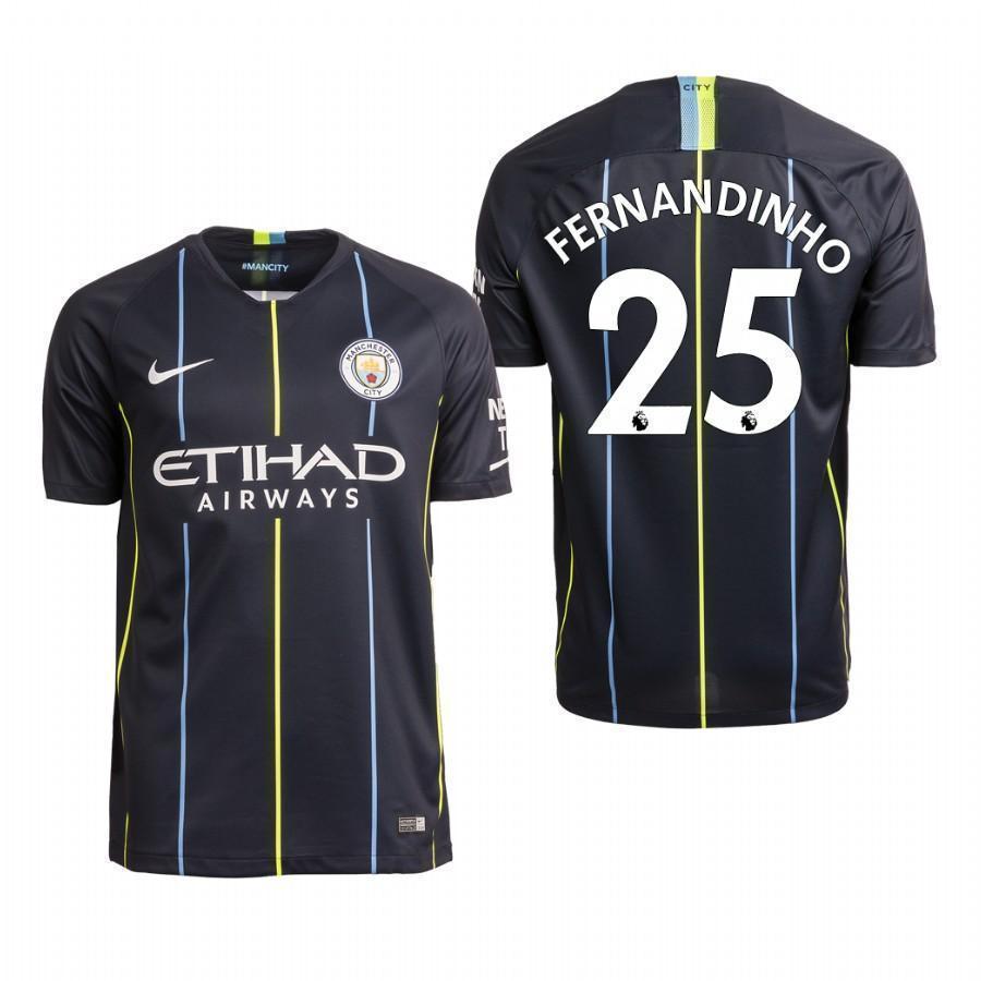 Fernandinho Manchester City Away Jersey 2018/19