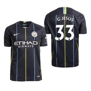 Gabriel Jesus Manchester City Away Jersey 2018/19