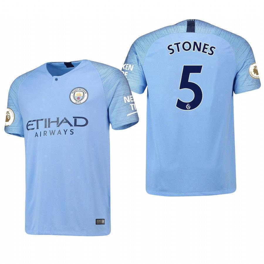 John Stones Manchester City Home Jersey 2018/19
