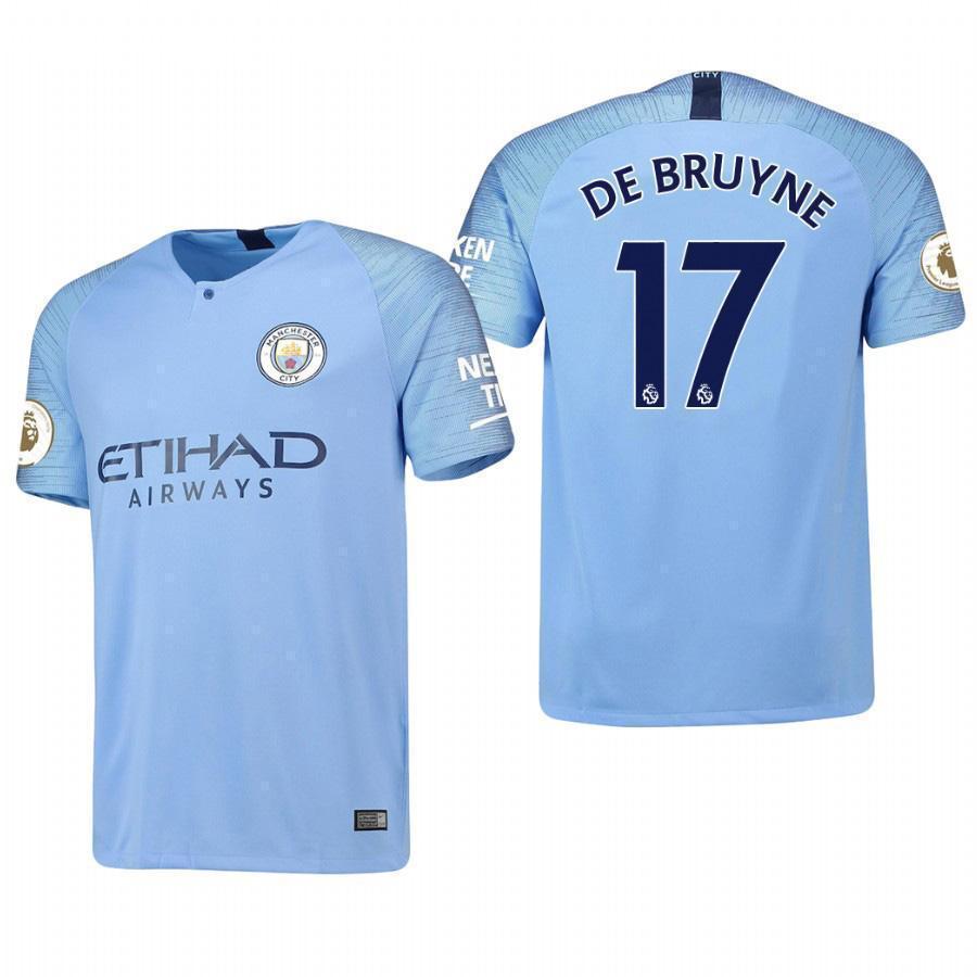 Kevin De Bruyne Manchester City Home Jersey 2018/19