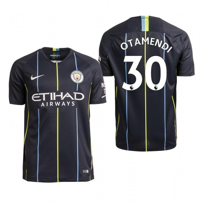 Nicolas Otamendi Manchester City Away Jersey 2018/19