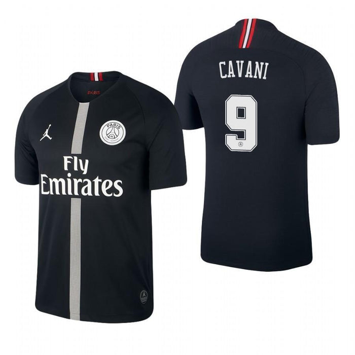Edinson Cavani Paris Saint-Germain X Jordan Champions League Jersey 2018/19 Black