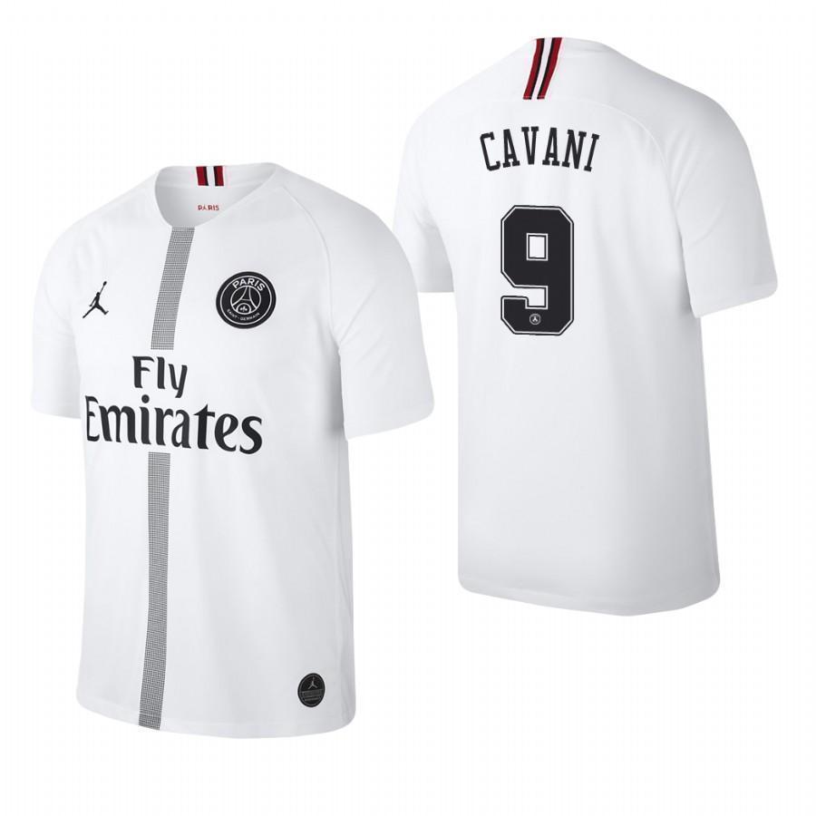 Edinson Cavani Paris Saint-Germain X Jordan Champions League Jersey 2018/19 White