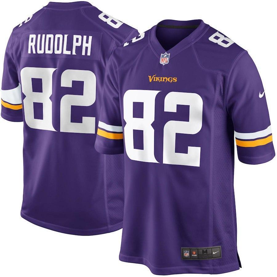 Kyle Rudolph Minnesota Vikings Game Jersey - Purple 2018/2019