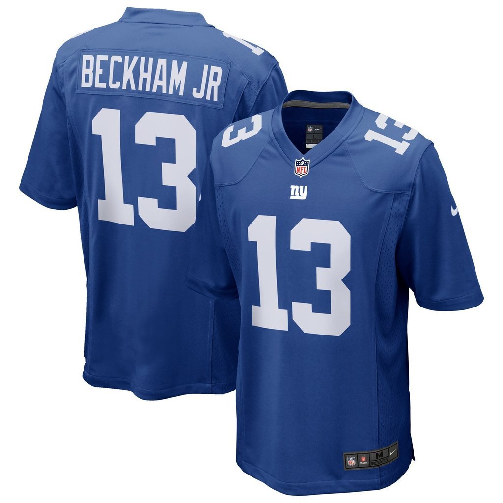 New York Giants Odell Beckham Jr. Royal Blue Jersey 2018 - 2019