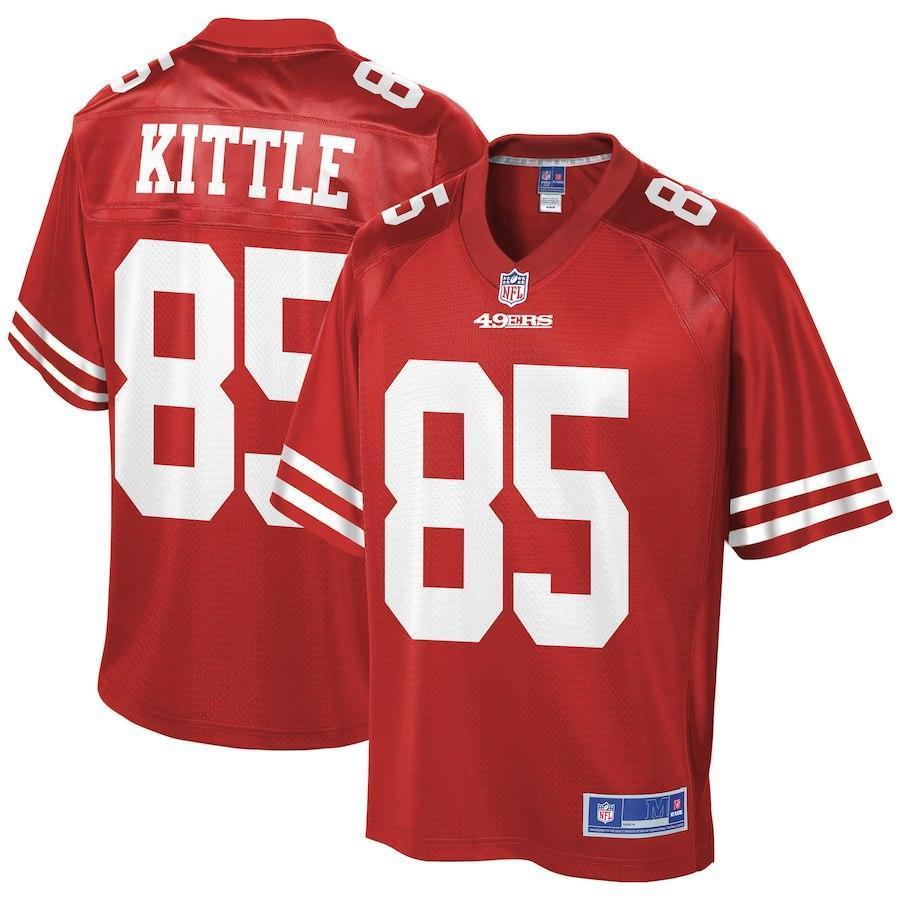 George Kittle San Francisco 49ers Pro Line Team Player Jersey – Scarlet 2018/2019