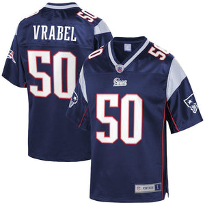 Mike Vrabel New England Patriots Pro Line Retired Player Jersey – Navy 2018/2019