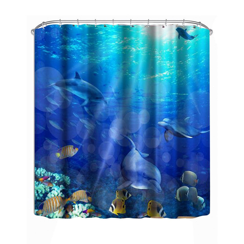 3D Shower Curtain