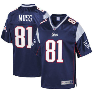 Randy Moss New England Patriots Pro Line Retired Player Jersey – Navy 2018/2019