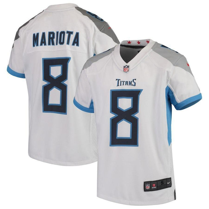 Marcus Mariota Tennessee Titans Youth 2018 Game Jersey – White 2018/2019