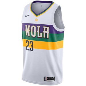 Anthony Davis New Orleans Pelicans White Swingman City Edition Jersey 2018 - 2019