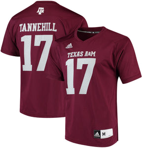 Men's Adidas Ryan Tannehill Maroon Texas A&M Aggies Alumni Player Jersey