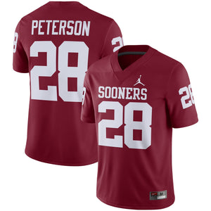 Men's Nike Adrian Peterson Crimson Oklahoma Sooners Alumni Player Jersey