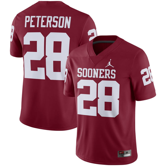 Men's Nike Adrian Peterson Crimson Oklahoma Sooners Alumni Player Jersey