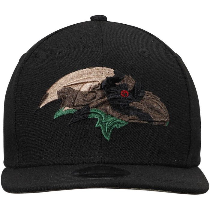 New Era Baltimore Ravens Black Camo Capped 9FIFTY Adjustable Hat