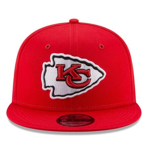 New Era Kansas City Chiefs Red Basic 9FIFTY Adjustable Snapback Hat