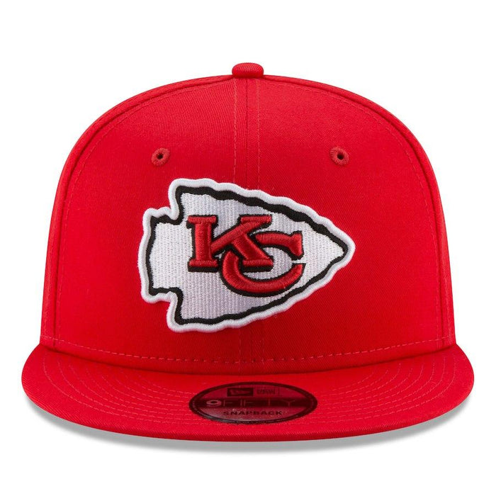 New Era Kansas City Chiefs Red Basic 9FIFTY Adjustable Snapback Hat