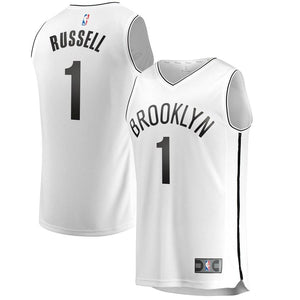 D'Angelo Russell Brooklyn Nets  Fast Break Replica Jersey White