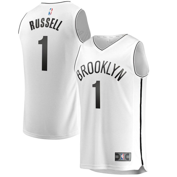D'Angelo Russell Brooklyn Nets  Fast Break Replica Jersey White