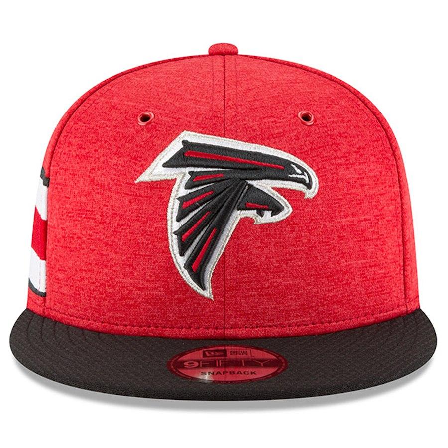 New Era Atlanta Falcons Red/Black 2018 NFL Sideline Home Official 9FIFTY Snapback Adjustable Hat
