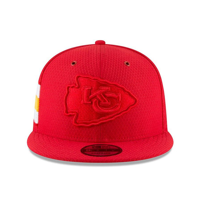 New Era Kansas City Chiefs Red 2018 NFL Sideline Color Rush Official 9FIFTY Snapback Adjustable Hat